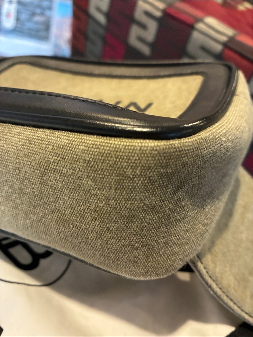 Balmain Olive Green B-Army Canvas Belt Bag - Picture 8 of 10